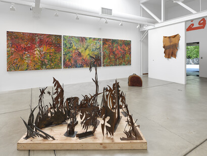 Saif Azzuz, Aiy-ye-kwee’, exhibition view. Courtesy of Anthony Meier