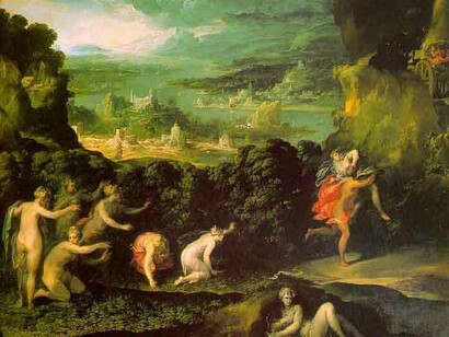  Niccolò dell'Abate. Il ratto di Persefone