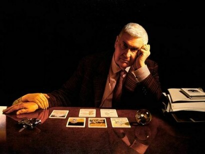 Federico Zeri nel suo studio