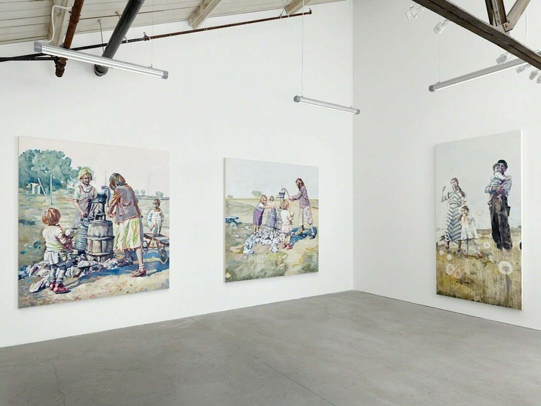 Hung Liu, Exhibition view. Courtesy of Rena Bransten Gallery
