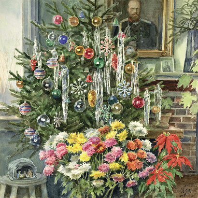 Watercolors by the Grand Duchess Olga Alexandrovna Romanova. Courtesy of New Tretyakov Gallery