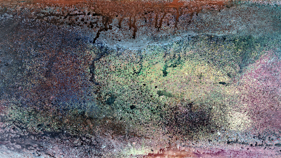 1939 Here Comes the Sun, 1973 Acrylic on canvas, Pearl Lam Galleries