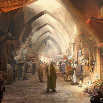 Screenshot of Assassin's creed mirage. Courtesy of Museum of the Institut du monde arabe