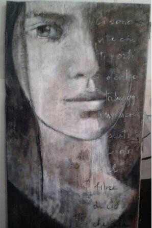 Rossana Borzelli, Porte, Ci sono vite che..., 160 x 80 cm