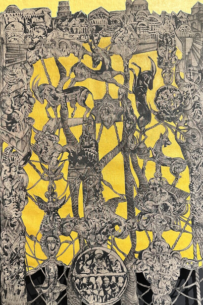Kevork Mourad, Kalila wa Dimnah (detail), 2026. Courtesy of Leila Heller Gallery