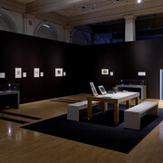 Rembrandt: masterpieces in black, exhibition view. Courtesy of Birmingham Museum