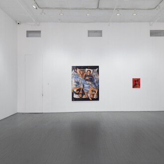 Oscar yi Hou, Nightcrawling, exhibition view. Courtesy of James Fuentes Gallery