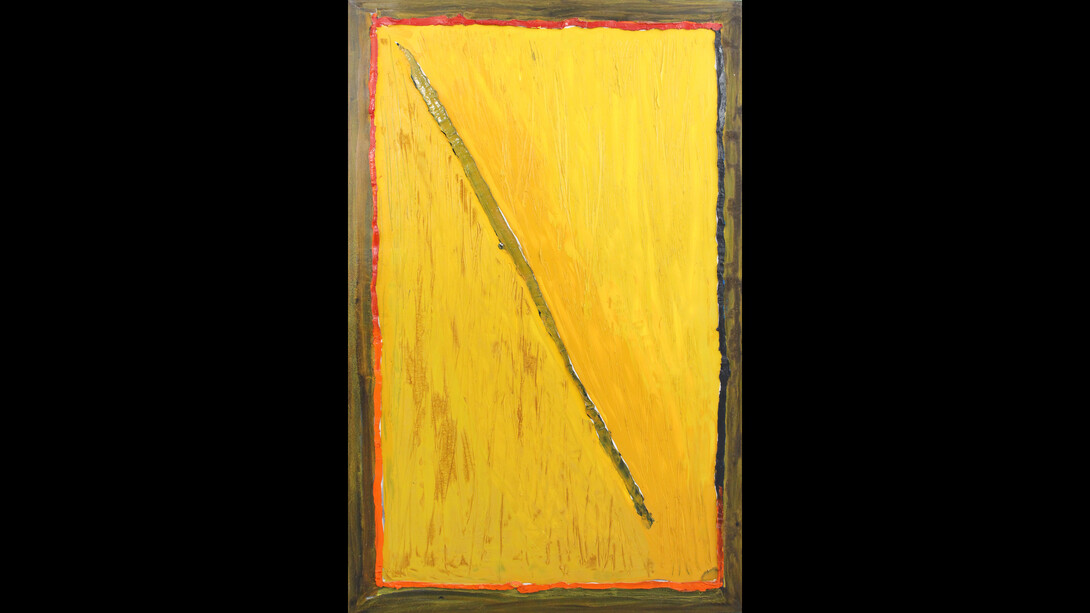 Bozenna Biskupska, Big Cage VII, 2006, oil on canvas, 185x120cm. Courtesy the artist