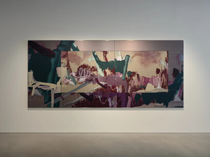 Michael Müller, Thinking about painting, exhibition view. Courtesy of gdm gallery