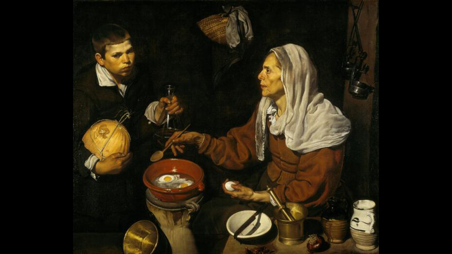 Diego Velazquez
An Old Woman Cooking Eggs