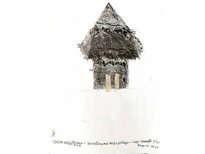 Rolando Castellón. Hoza estilo museo de arte. Marzo 20 2026. Solentiname Archipiélago, Lago Granada Nicaragua