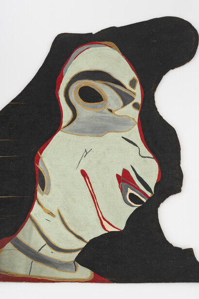 Frank Walter, Untitled (Abstracted face) (detail), n.d. Courtesy of Andrew Edlin Gallery
