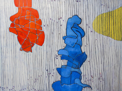 Marjorie Van Dyke, Ozymandus, 2013-2014, Oil on Canvas, 24" x 30"