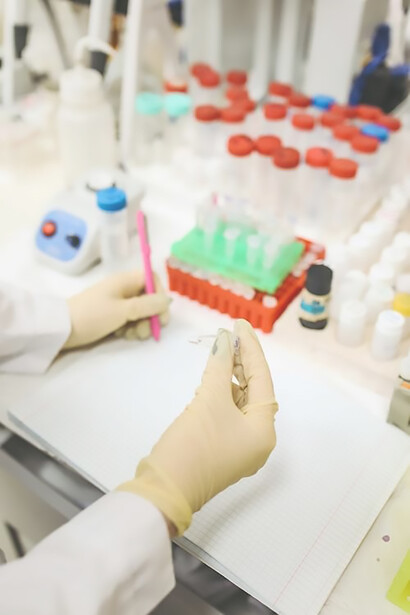 In the meticulously equipped laboratory, a committed scientist engages in groundbreaking research, striving to formulate vaccines that hold the promise of revolutionizing cancer treatment