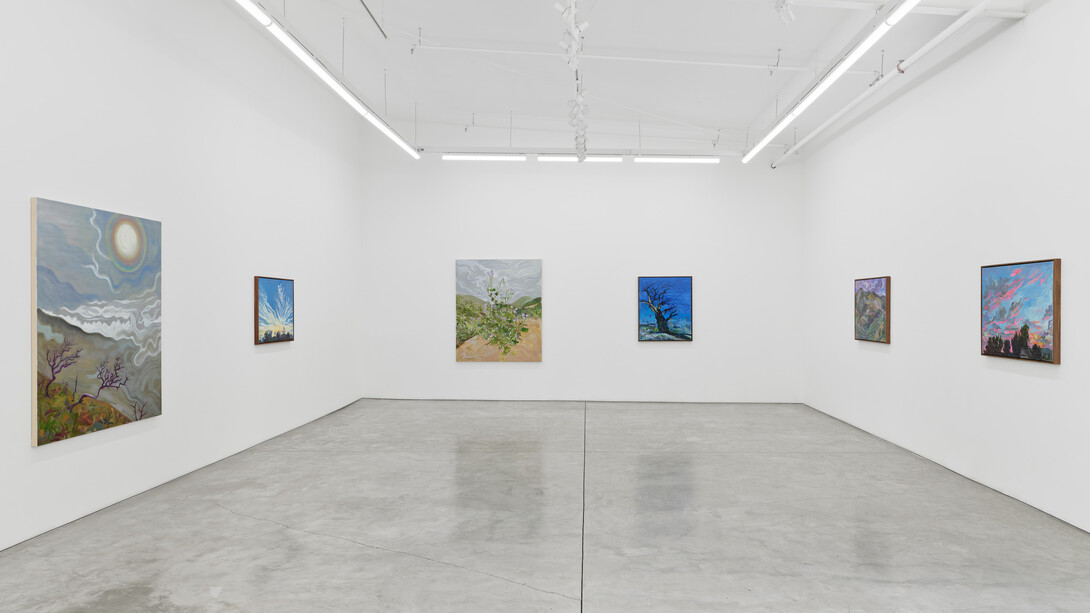 Mira Dancy, Mourning's orbit, exhibition view. Courtesy of Night Gallery