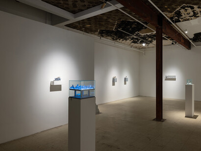 Guillaume Lachapelle, Points de fuite, vue d'exposition. Avec l'aimable autorisation d'Art Mûr