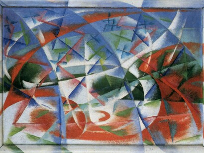 Giacomo Balla. Velocidade abstrata + som. 1913-14