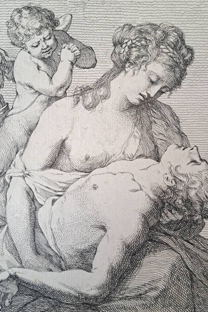 Angelika Kauffmann, Venus and Adonis, 1770. Courtesy of Národní galerie Praha