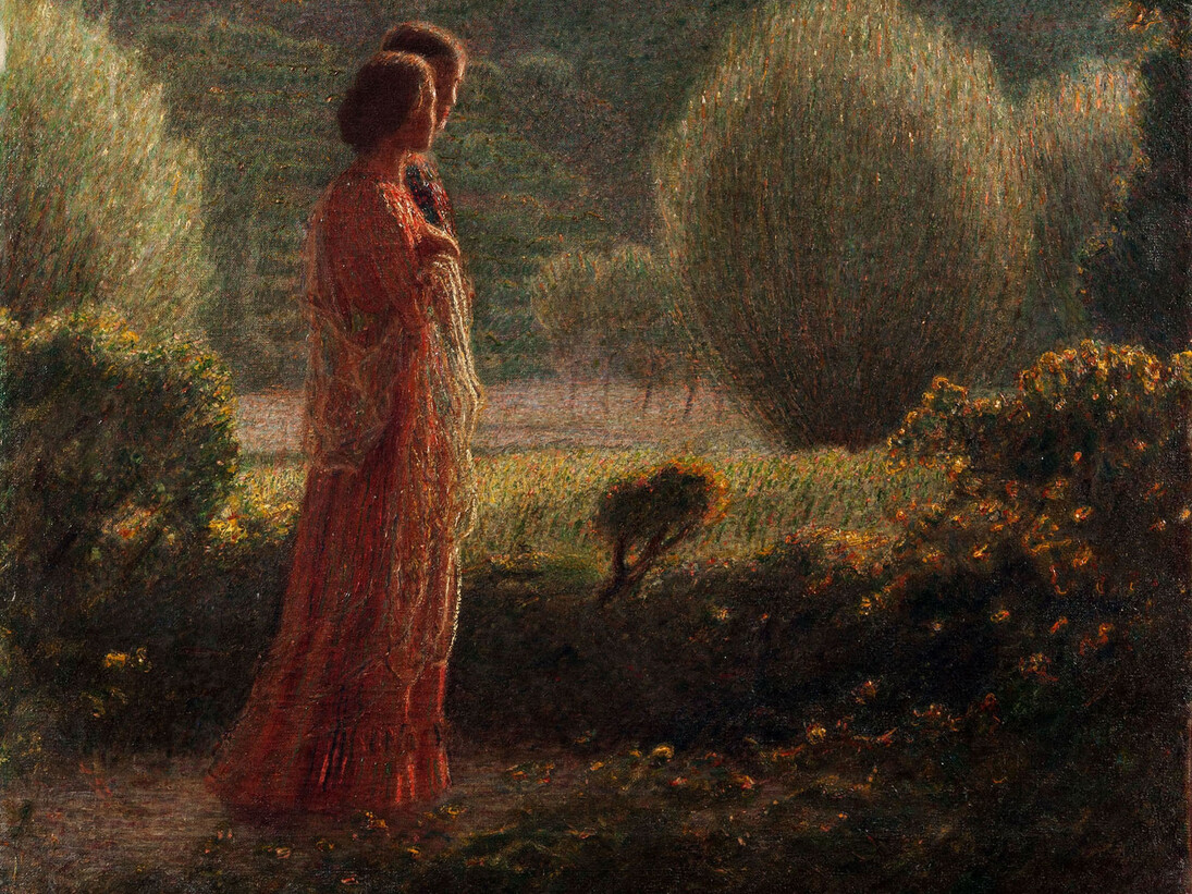 Giuseppe Pellizza da Volpedo, L’amore nella vita, dettaglio, 1901-1902, olio su tela, 93 x 92 cm