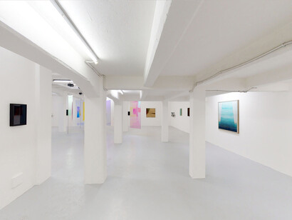 Paolo Cavinato - Daniel Mullen - Sali Muller and Stefan Milosavljevic - Installation view - Life on Tralfamadore @ The Flat - Massimo Carasi