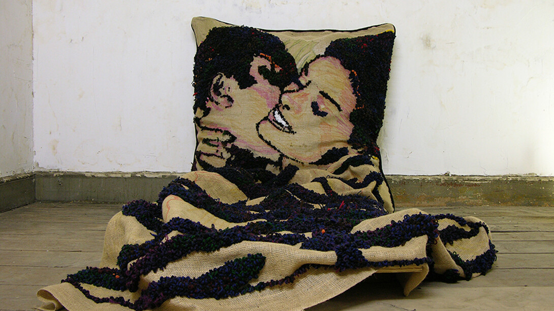 Hooking Up With Dave, Exhibition view. Courtesy of LMAKgallery