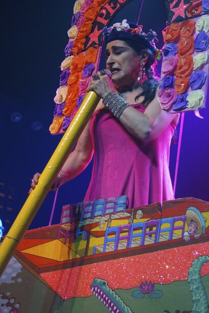 Astrid Hadad performing at GlobalFest during APAP 2016 in New York City. Photo: Catalina Maria Johnson