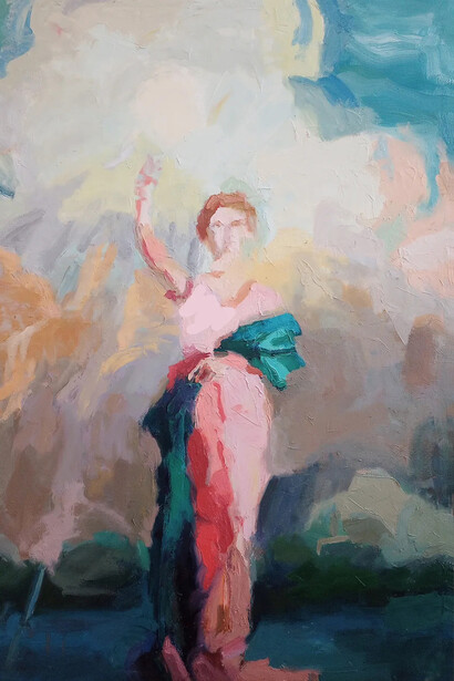 Morgan Ogilvie, Lady liberty (detail), 2025. Courtesy of 532 Gallery Thomas Jaeckel