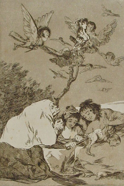 Francisco de Goya, Capricho 19: Todos caerán, 1799