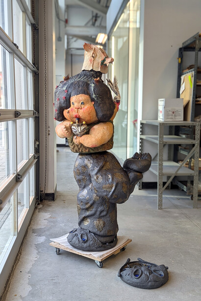 Sami Tsang, Nourishing on pain, 2025. Courtesy of Claire Oliver Gallery