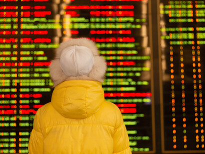 Me veo caminando rápido por los aeropuertos, fantaseando siempre con encontrarte, con que me vieras sonriente y pletórica