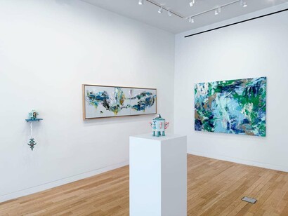 Various artists, Mark making / Time marking, exhibition view. Courtesy of Upsilon Gallery