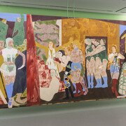 Ella Walker, Chorus, 2023, installation view at Kestner Gesellschaft, Hannover, Germany. Photo by Volker Crone. Courtesy of Casey Kaplan Gallery and Kestner Gesellschaft
