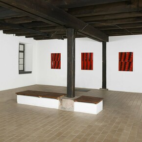 János Megyik and Arne Schreiber, exhibition view. Courtesy of Edition & Galerie Hoffmann 