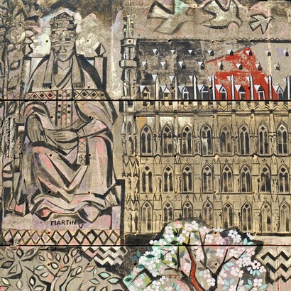 Claude Rahir, Petites histoires d'une grande université, 1984. Rue de la Lanterne magique, Louvain-la-Neuve, Belgio