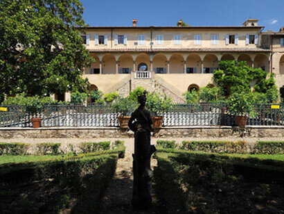 Certosa di Pontignano, (Siena), Tuscany, Italy. Villa Bracci, Italian gardens
