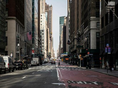 All countries of the world were shut down and became ghost towns with empty parks and streets