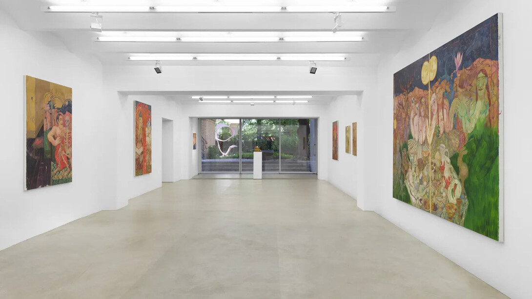 Rusudan Khizanishvili, Double exposure, exhibition view. Courtesy of Kornfeld Galerie