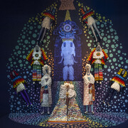 Saya Woolfalk, Installation view, A Cabinet of Anticipation. Photo: Tony Walsh. © Contemporary Arts Center, Cincinnati, OH, 2019.

