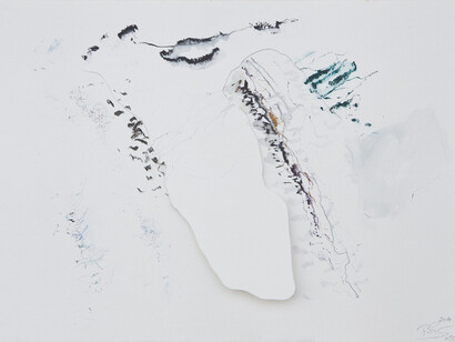 Brendan Stuart Burns, Untitled, 2014, Watercolour pencil on paper, 30 x 40 cm © the artist, courtesy of Osbourne Samuel