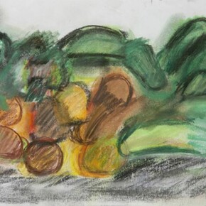 Rachel Heller, Still Life 2010 Pastel on paper 10 x 7 inches