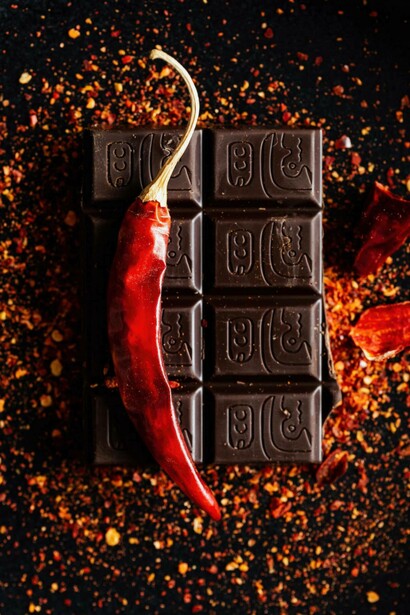 Chocolate with chili is popular in many countries