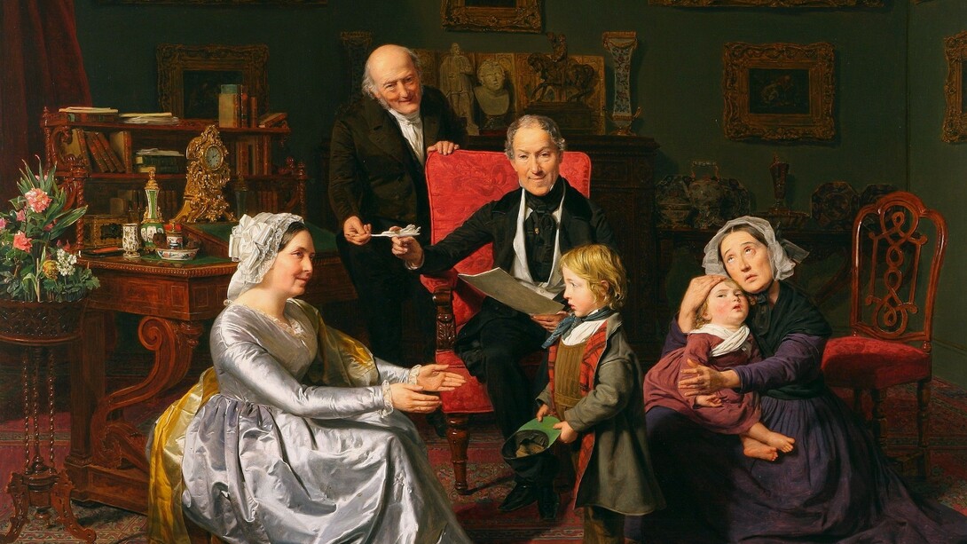«La adopción» (1847), Ferdinand Georg Waldmüller
