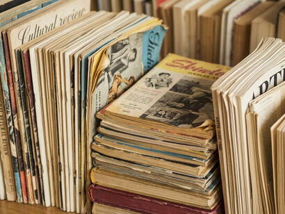 Opening these worn volumes is like diving into the pages of Ramparts itself—full of essays, dense data, and detailed diagrams of 'infernal machines' made by corporations like IBM