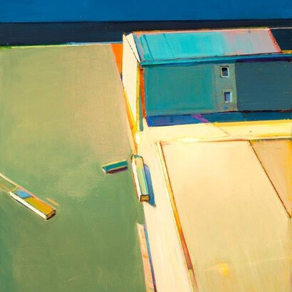 Paintings of Raimonds Staprans. Courtesy of San Jose Museum of Art