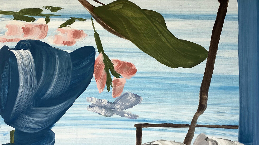 Mojé Assefjah, After the rain (detail), 2025. Courtesy of Heather Gaudio Fine Art