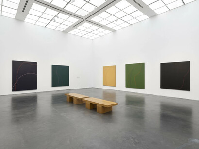 Virginia Jaramillo, Principio de equivalencia, vista de exhibición. Cortesía de MCA Chicago