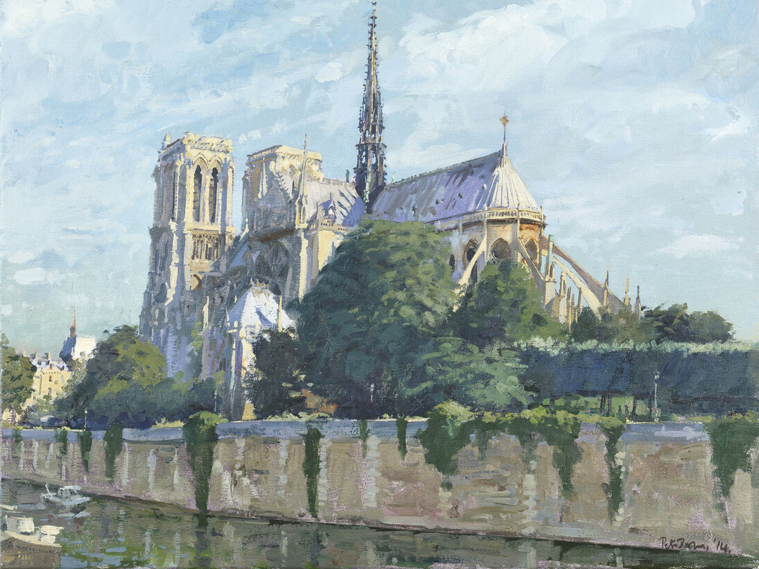Peter Brown, Morning, Notre-Dame from Pont de l’Archeveche