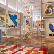 Avant-garde, le design graphique en mutation, vue d’exposition. Avec l'aimable autorisation du Museum für Gestaltung