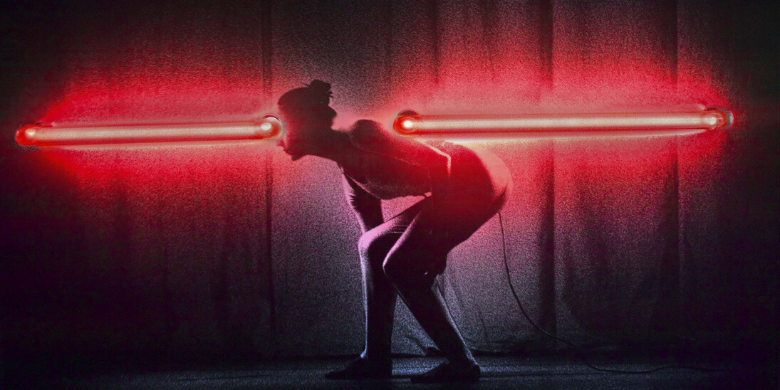 Silvia Lelli, Neon collection / Neon installation, K.D.C.D.G., L/2; ingrandimenti fotografici su carta, supporti in alluminio, montature a cassonetto, inserimenti di elementi al neon, cm 50x60x10. Courtesy by 29 Arts 