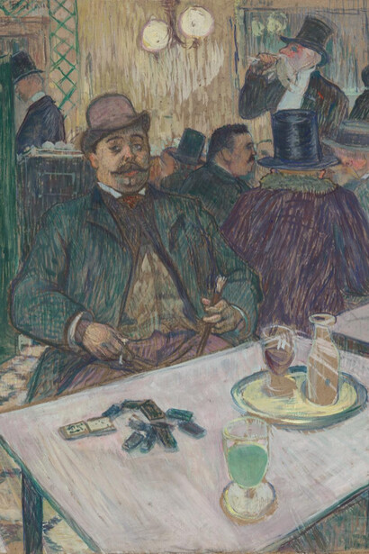 Henri de Toulouse-Lautrec, Monsieur Boileau en el Café (1893)